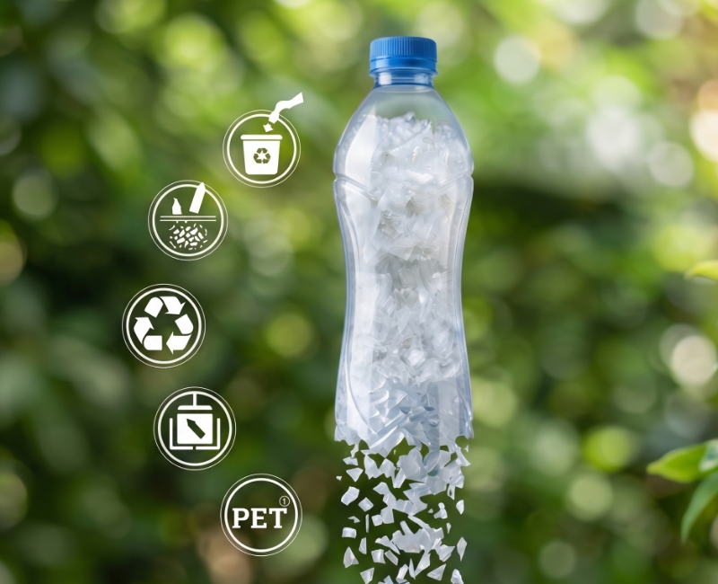 Hot Washed PET Flakes Manufacturer